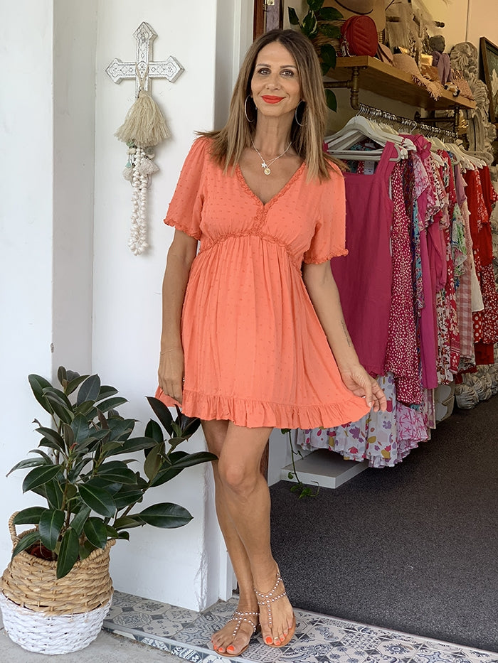 Coral Chica Dress