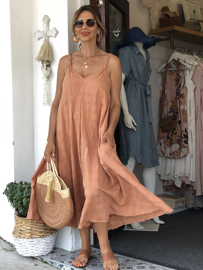 Harbour Dress - Cinnamon