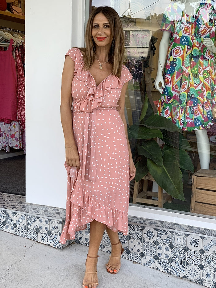 Ilza Spot Dress