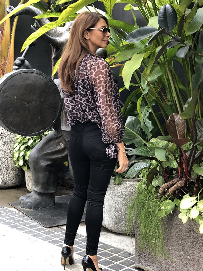 Bonita Blouse - Leopard