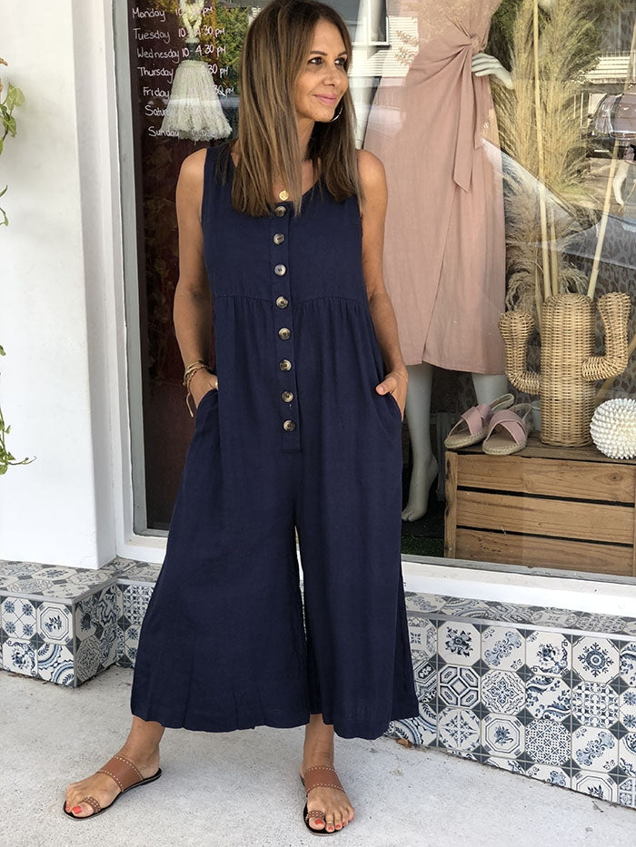 Newton Jumpsuit - Navy