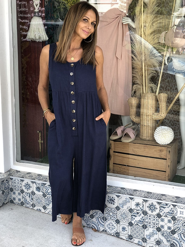 Newton Jumpsuit - Navy