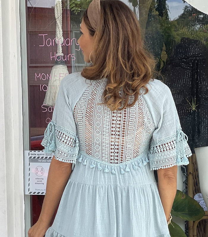 Romina Dress - Sage