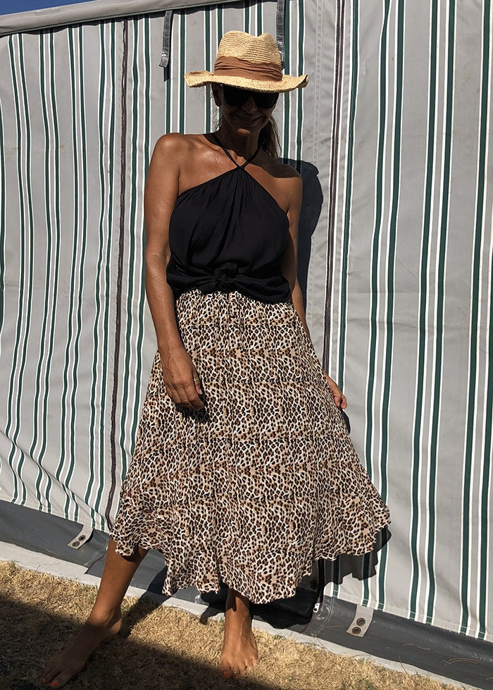 Zara Skirt - Leopard