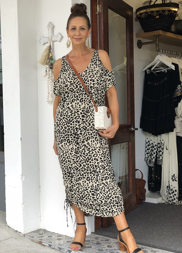 Ariana Leopard Dress