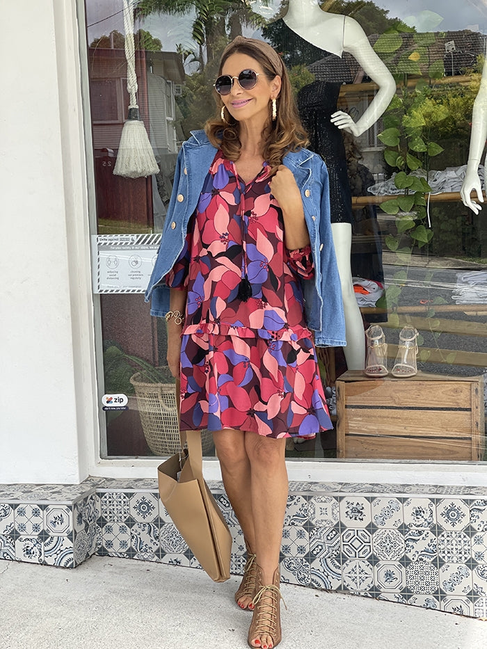 Hollywood Floral Dress
