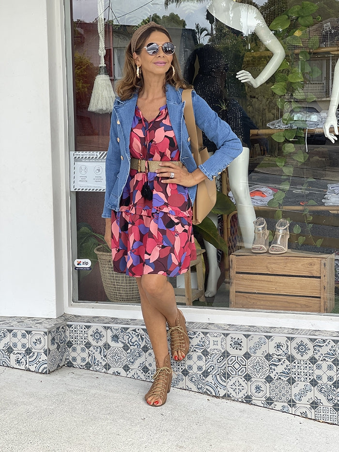 Hollywood Floral Dress