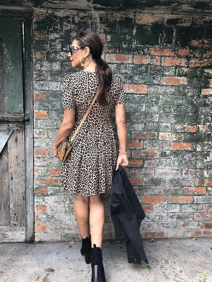 Rajah Dress - Leopard