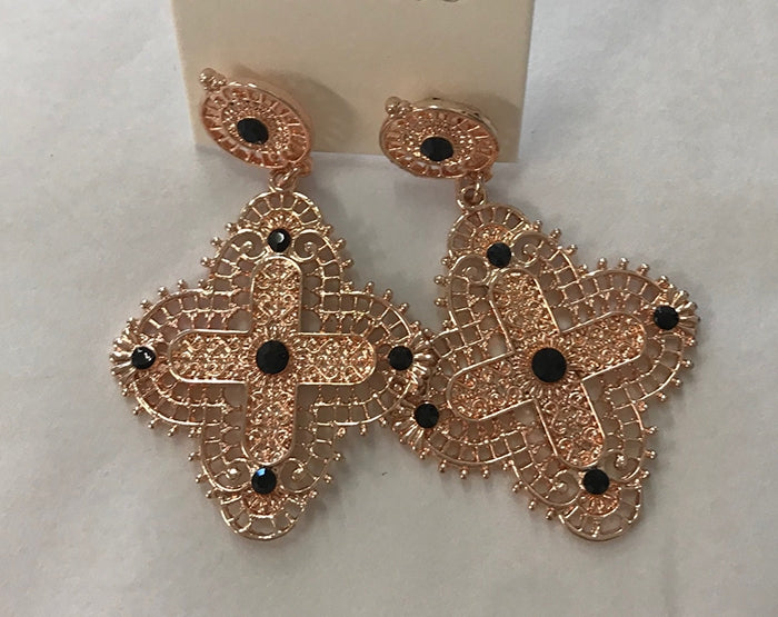 Roman Cross Earrings