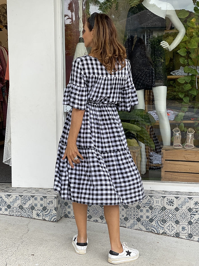 Lou Gingham Dress