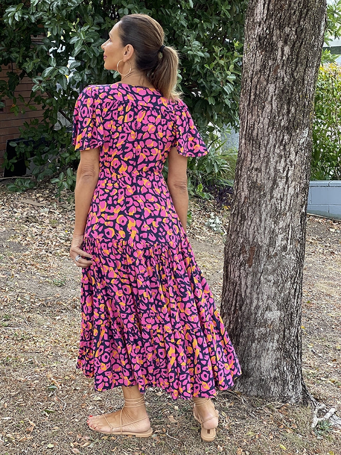 Hayley Leopard Maxi Dress