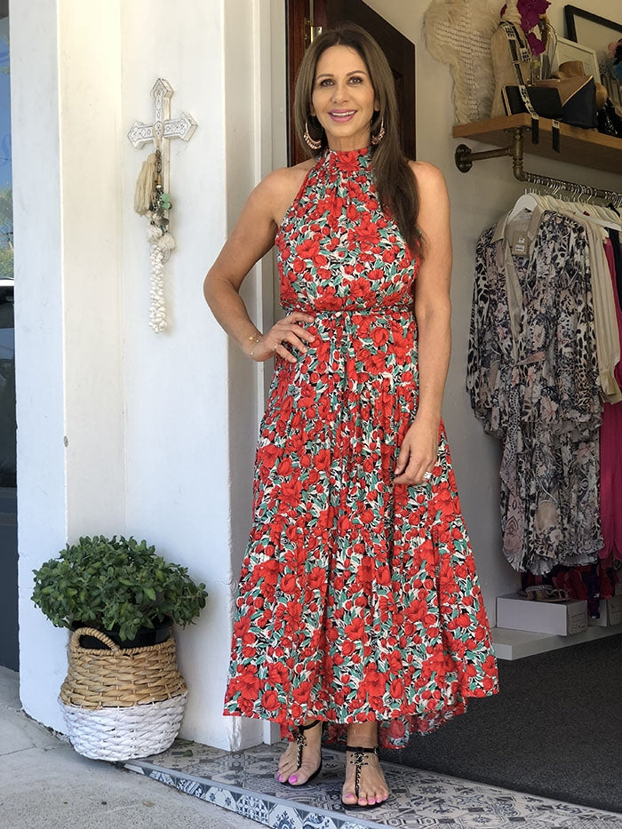 Spring Poppy Dress