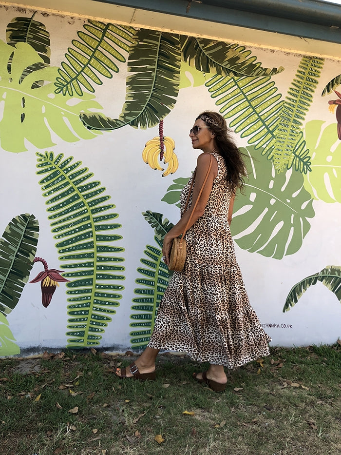 Lola Leopard Maxi Dress