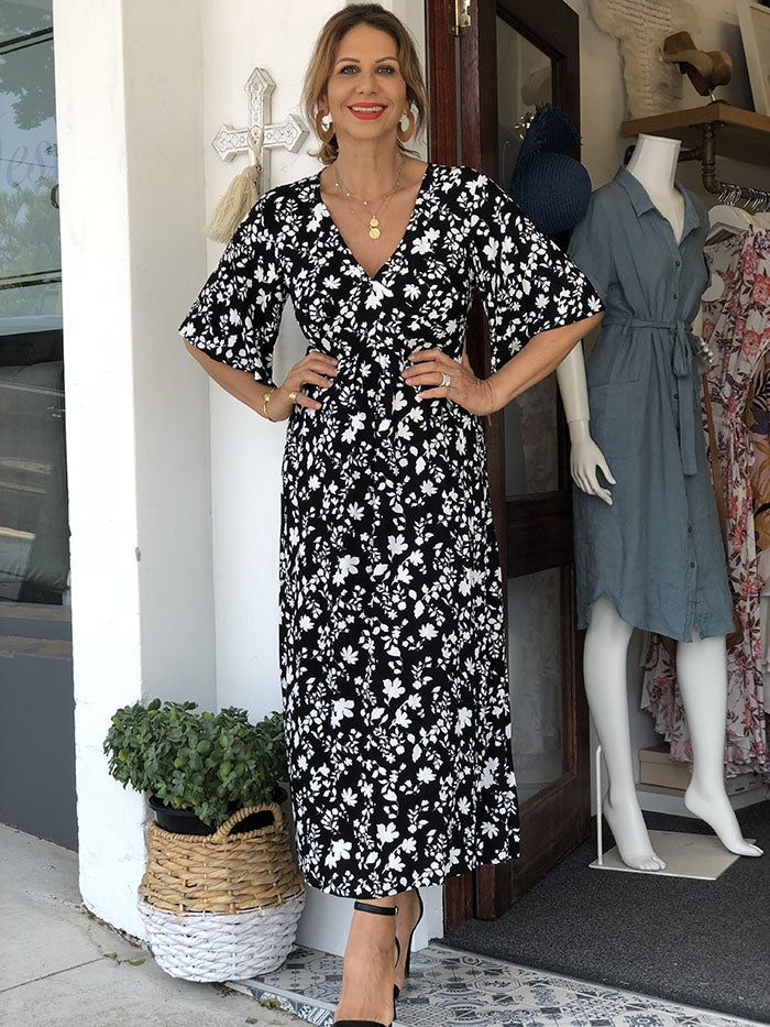 Moonrise Dress - Black and White
