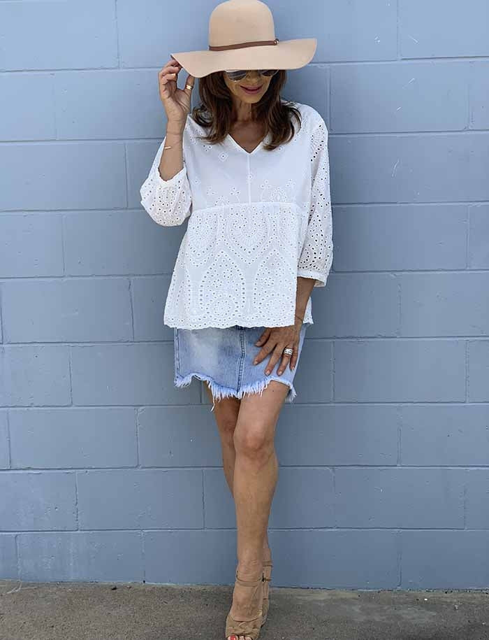 Milan Top - White