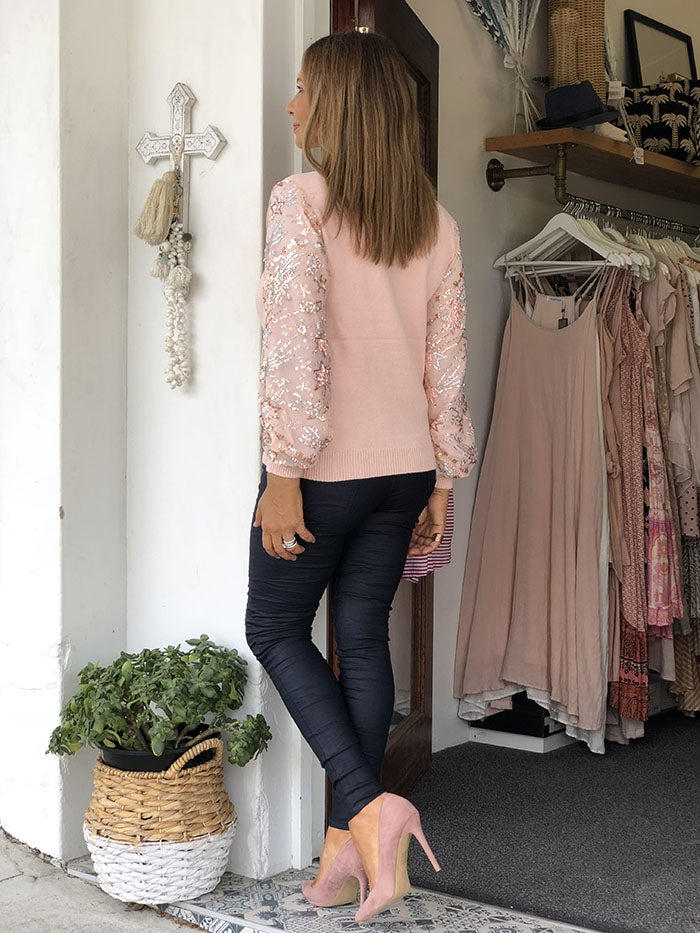 Blush Stardust Knit