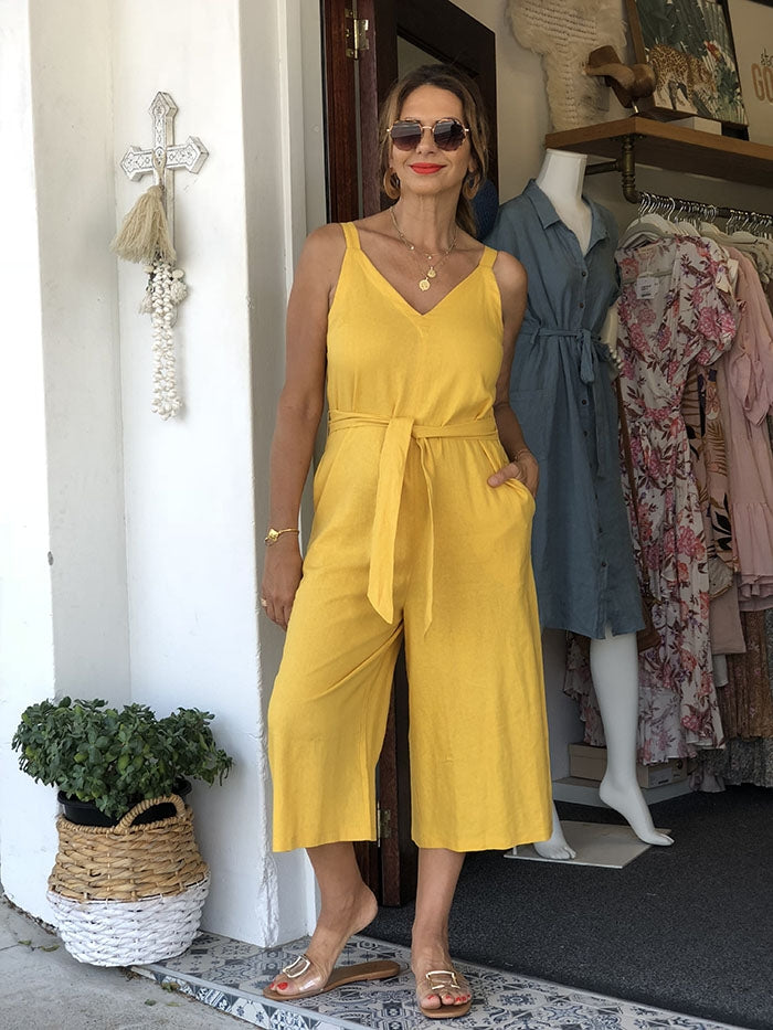 Hendrick Jumpsuit - Sunflower Yellow