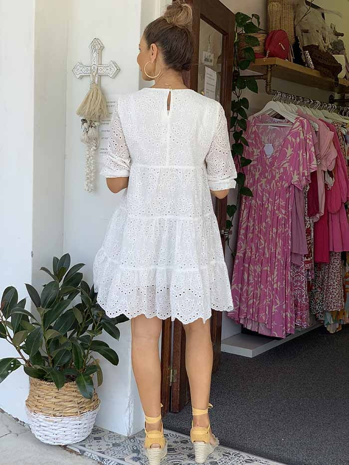Angelique Dress - White
