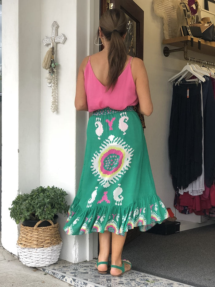 Cumbia Skirt - Green