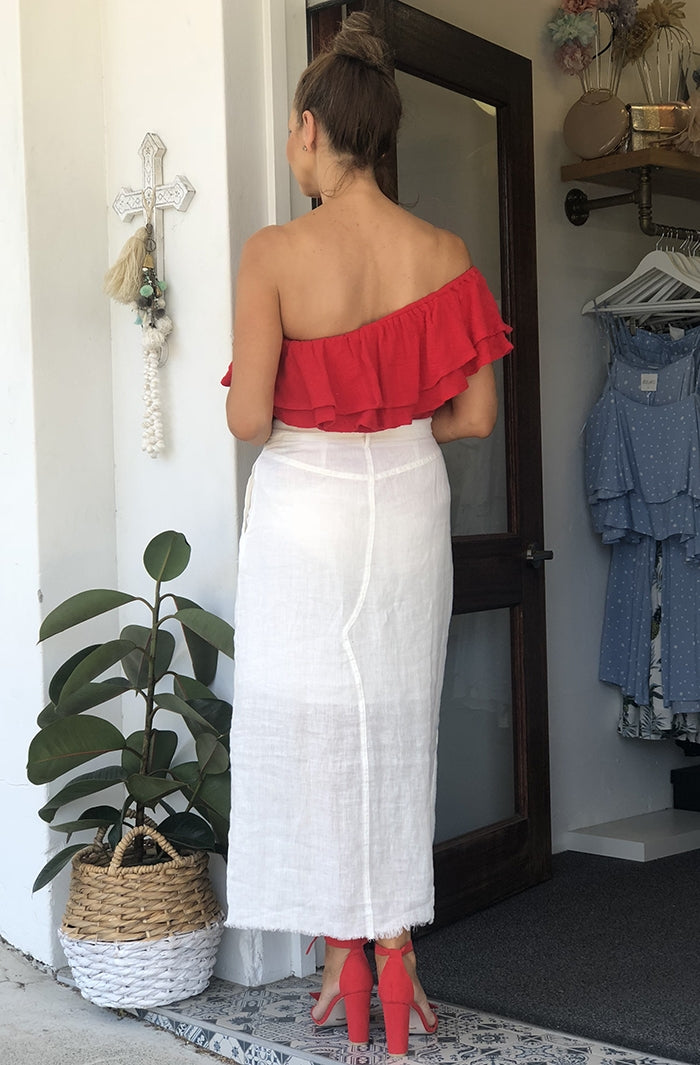 Boulevard Skirt - White