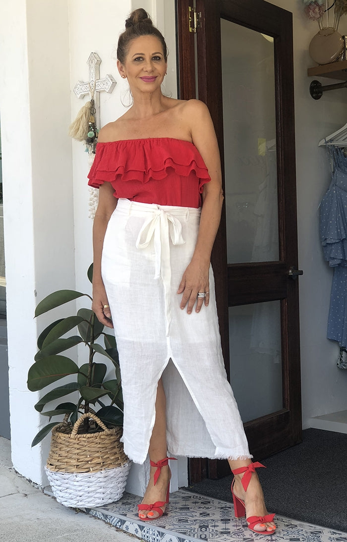 Boulevard Skirt - White