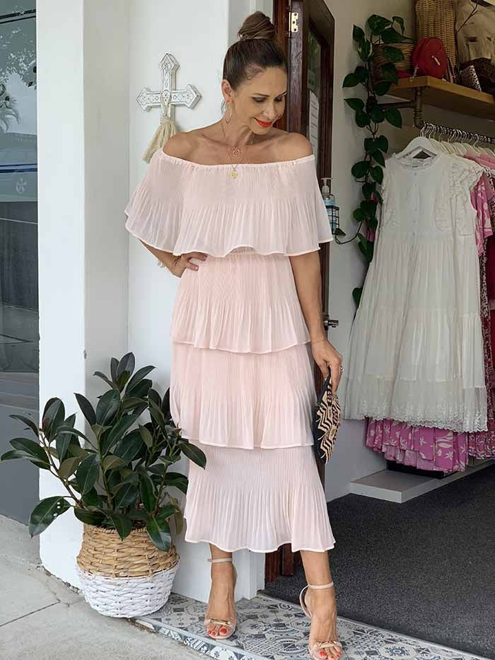 Stephanie Dress - Blush