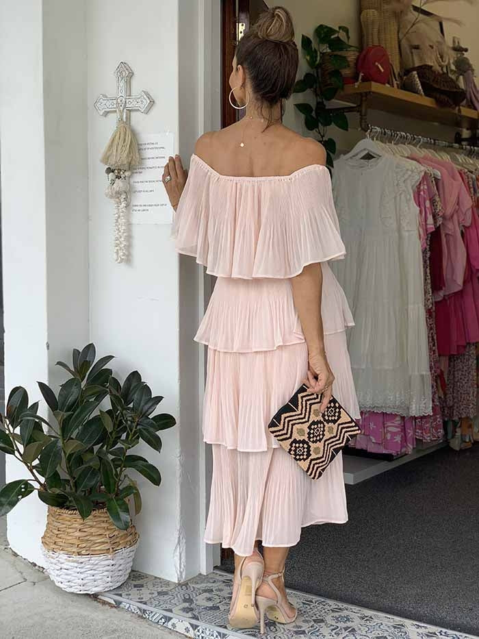 Stephanie Dress - Blush