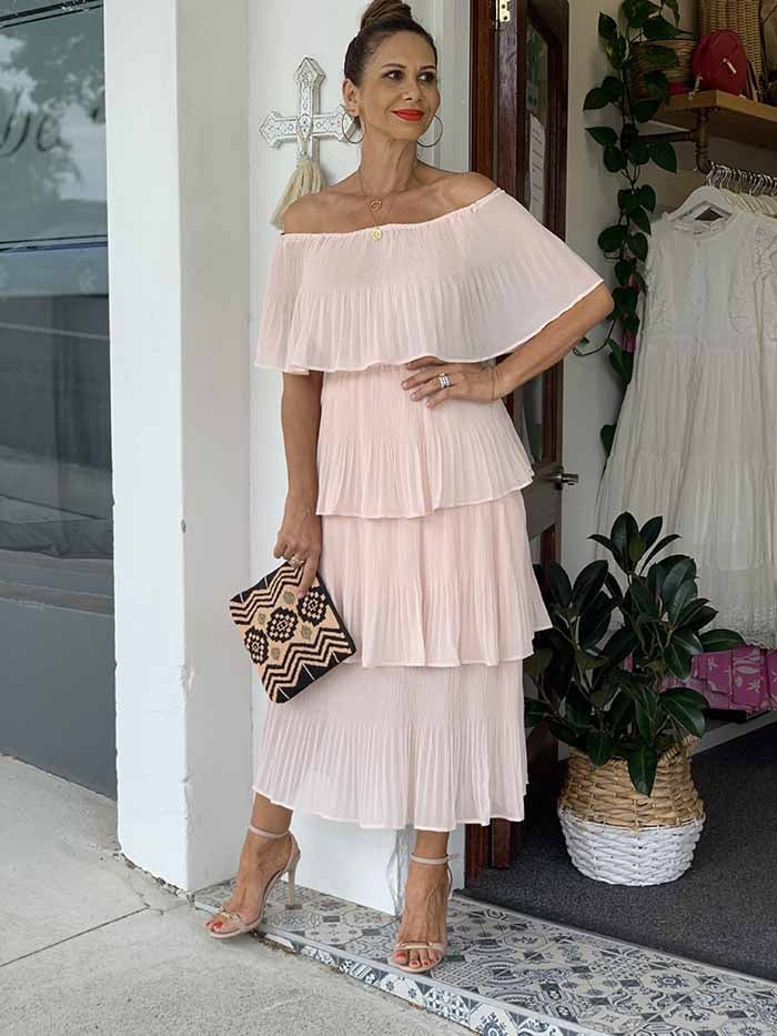 Stephanie Dress - Blush