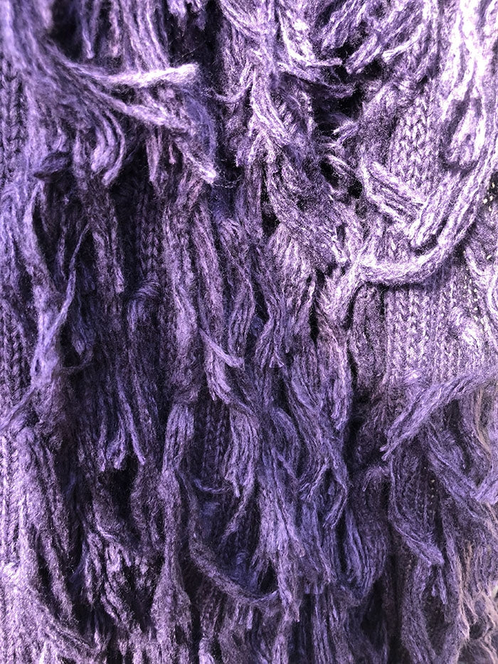 Shaggy Vest - Purple