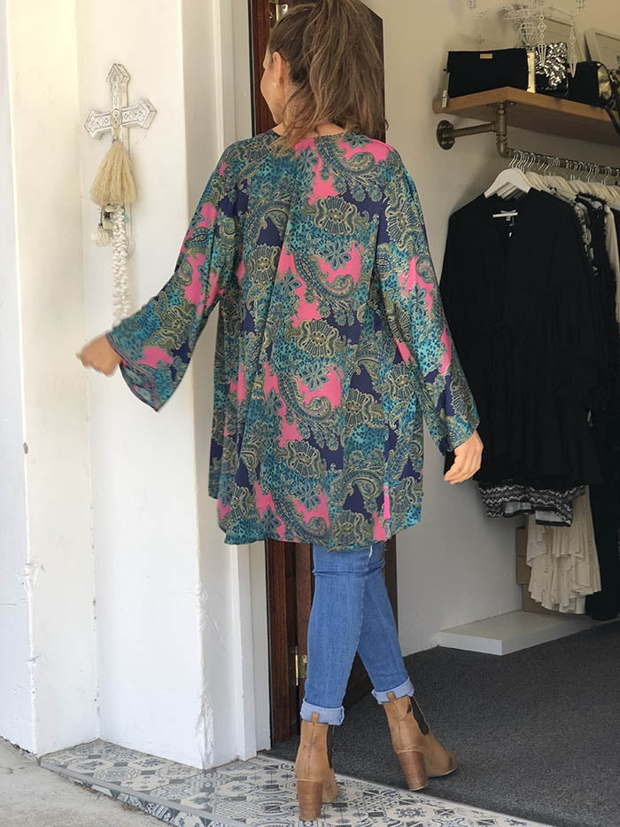 Tessie Kimono - Blue