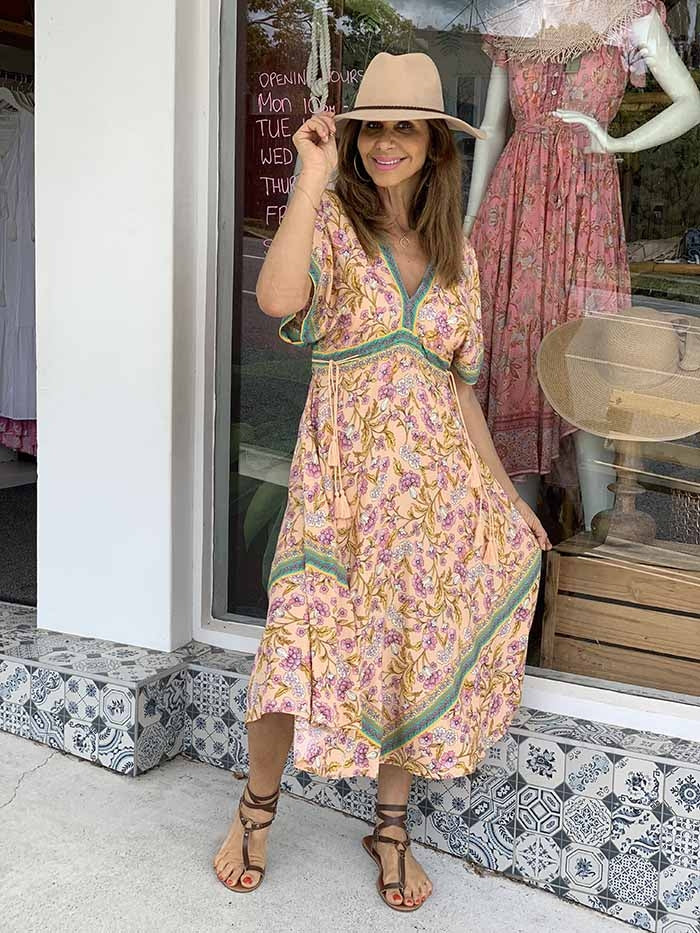 Marlen Dress - Blush Floral