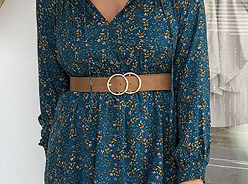 Double Loop Belt - Tan