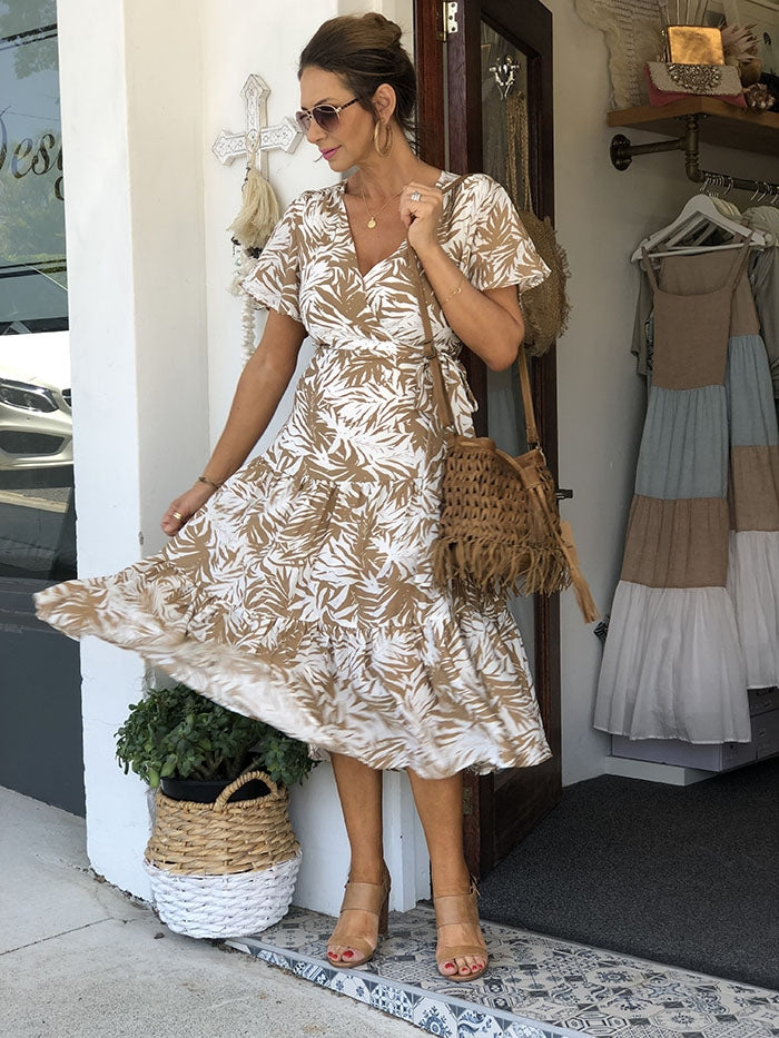 Forest Beige Dress