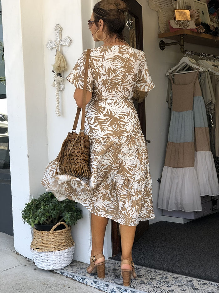 Forest Beige Dress