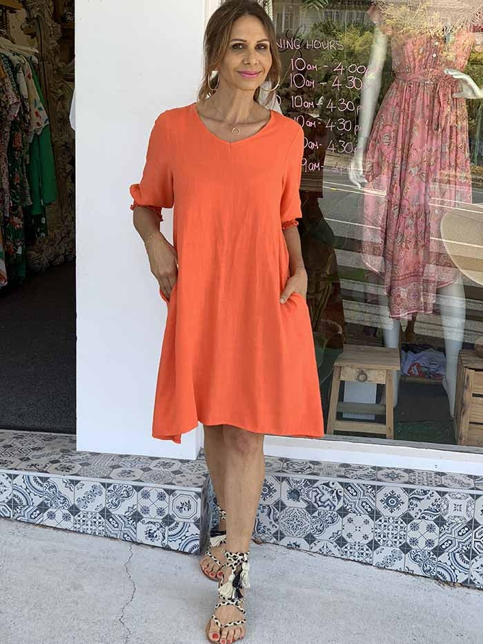 Monii Dress - Orange