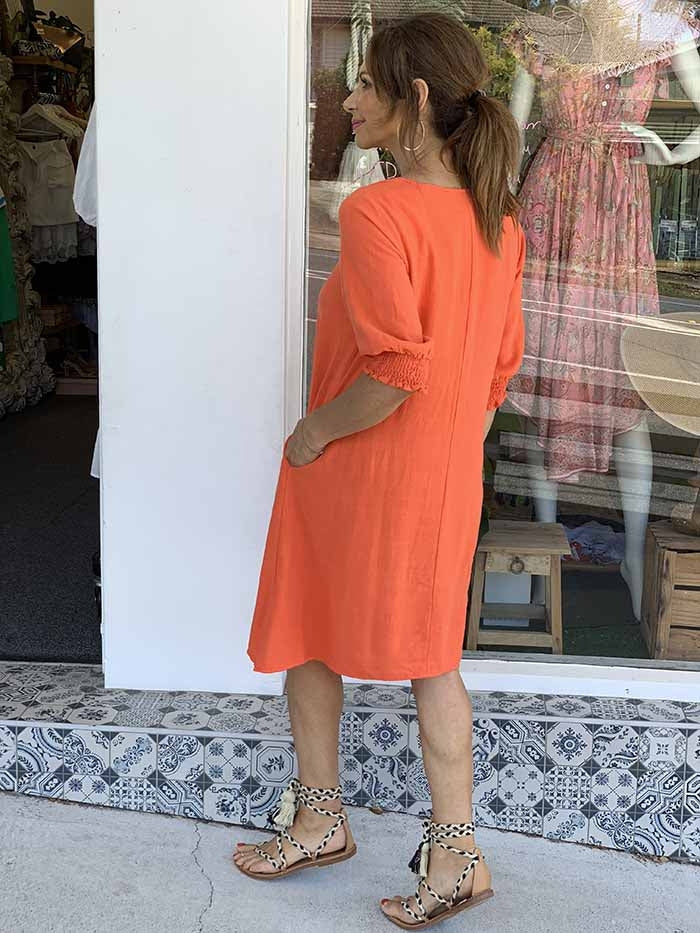 Monii Dress - Orange