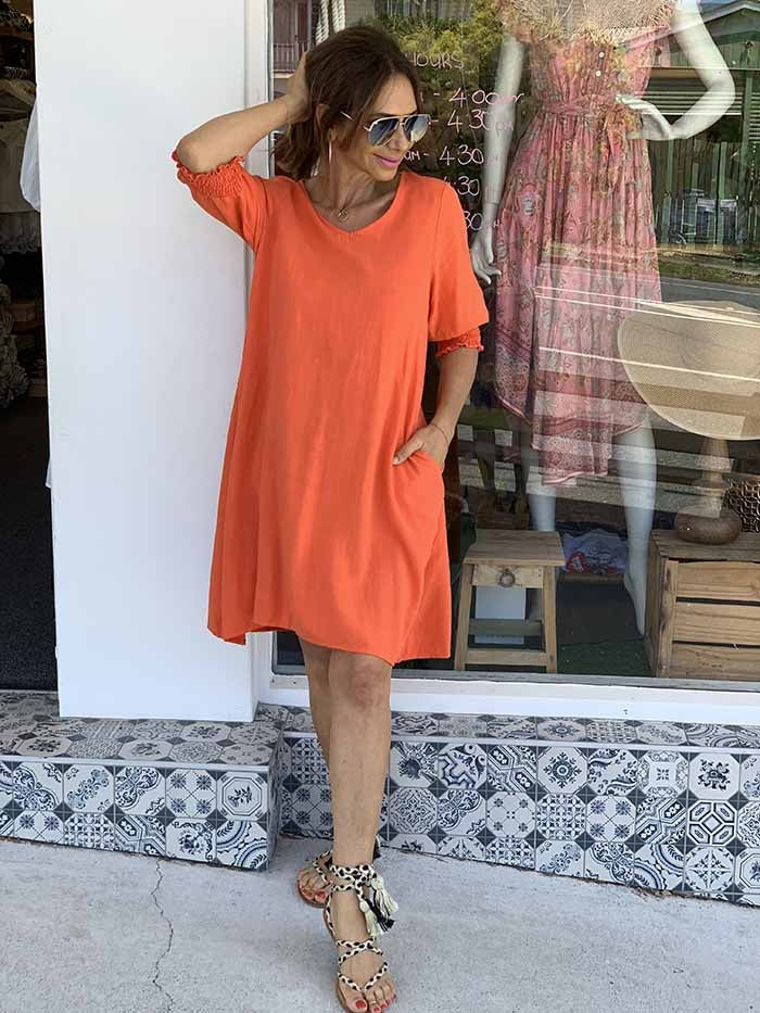 Monii Dress - Orange