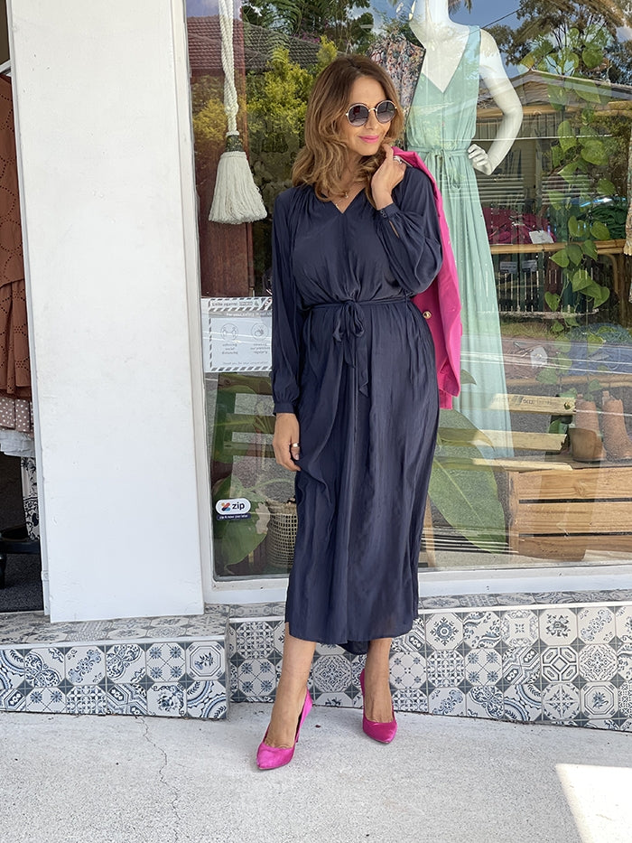 Montana Dress - Midnight Blue