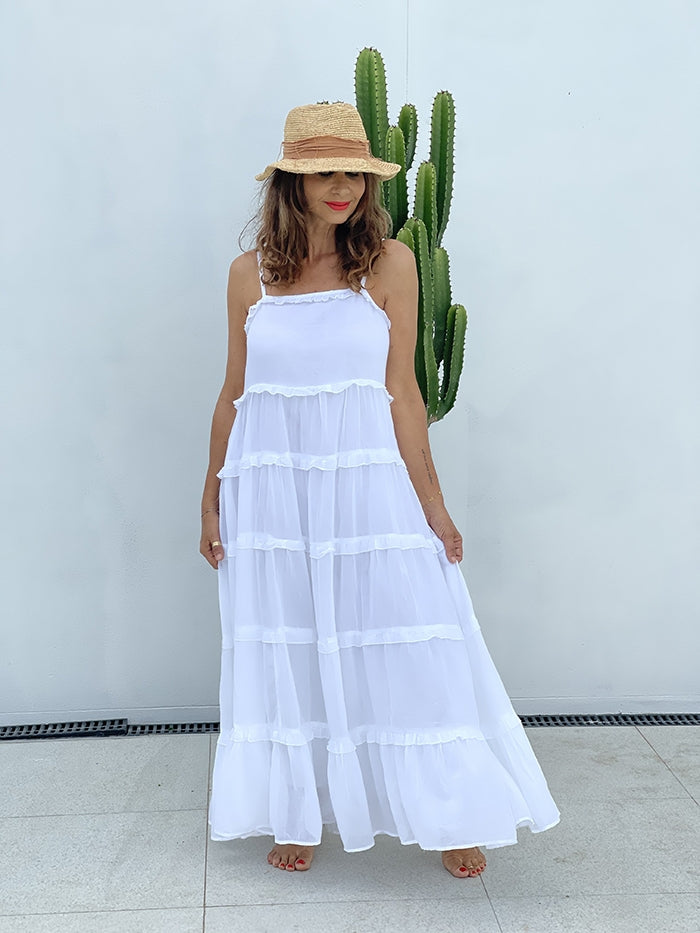 Castro Dress - White