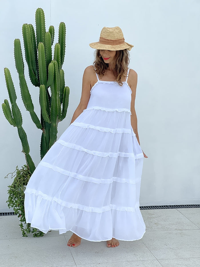 Castro Dress - White