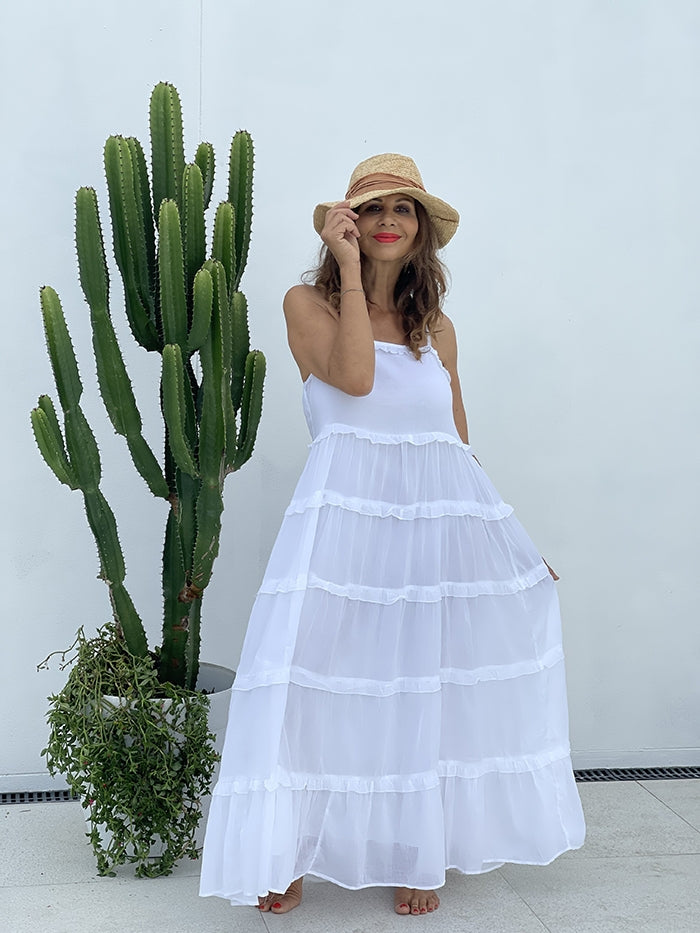 Castro Dress - White