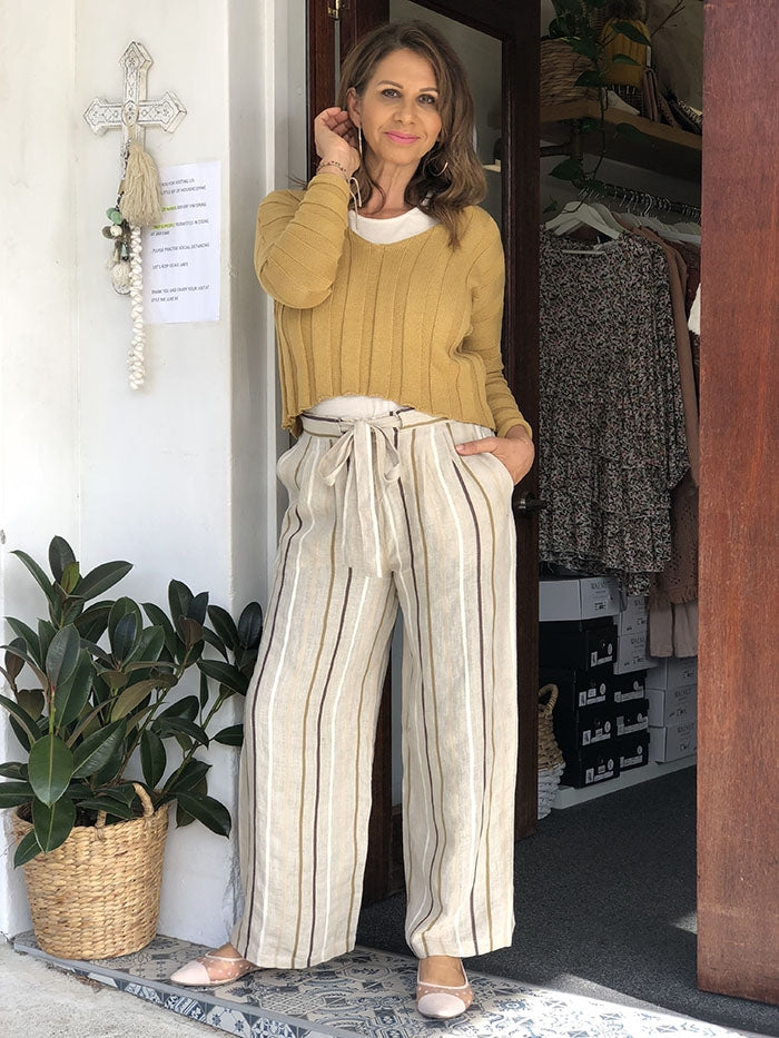 Dickens Pants - Fargo Stripe