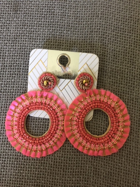 Festiva Disc Earrings - Lollipop