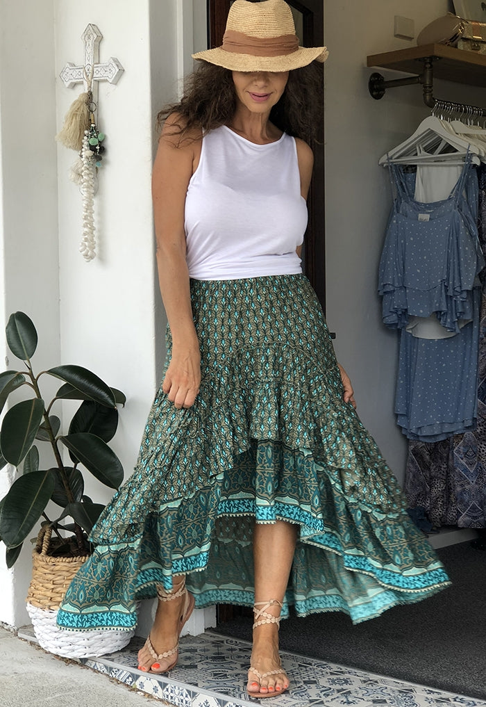 Sassy Skirt - Evita Green