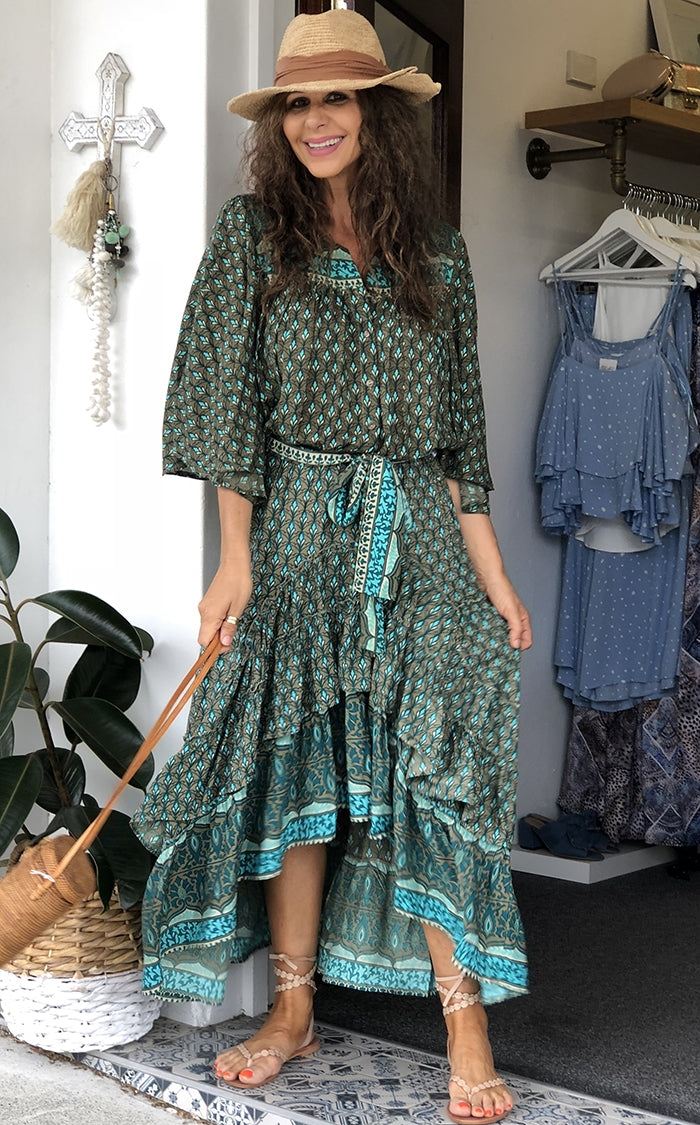 Sassy Skirt - Evita Green