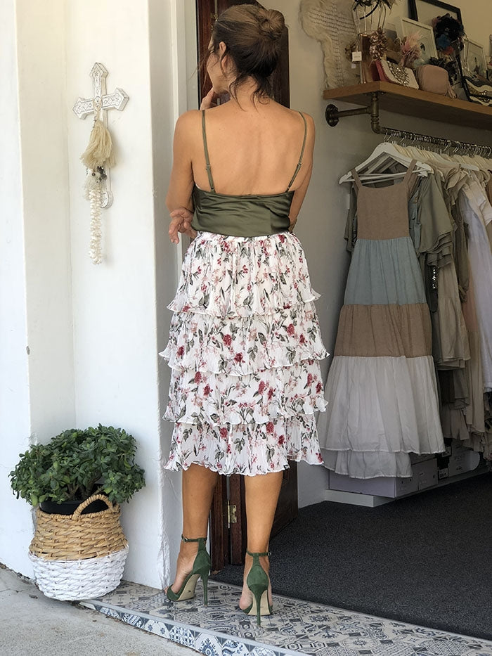 Layered Botanica Skirt