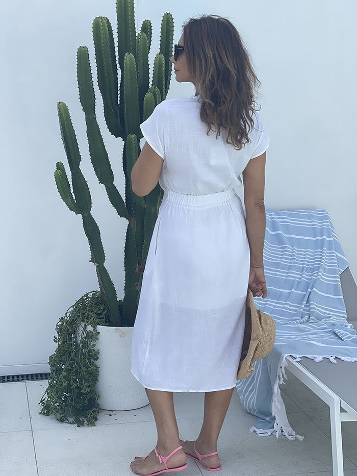Kalinda Dress - White