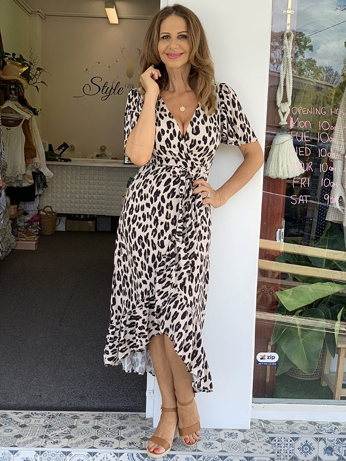 Cora Leopard Dress