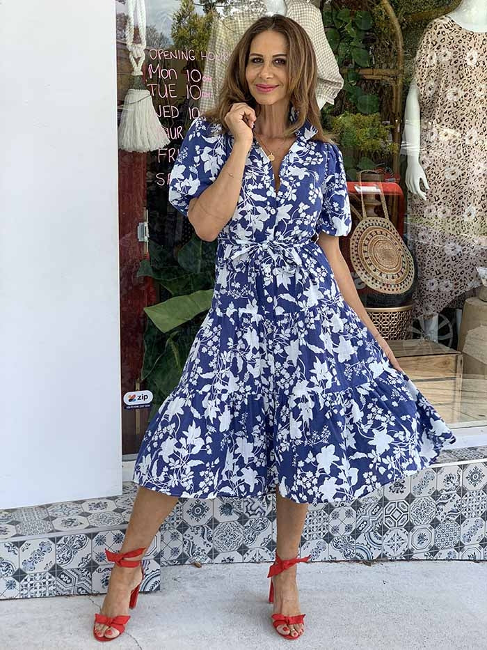 Fenna Dress - Blue
