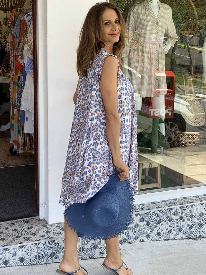 Electric Leopard Dress